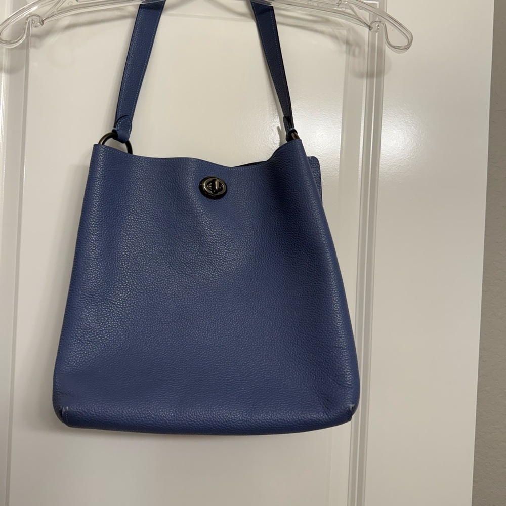 Coach Midnight Textured Leather Bag